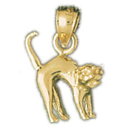 14K GOLD ANIMAL CHARM - CAT #2052