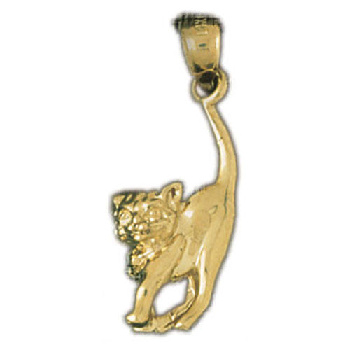 14K GOLD ANIMAL CHARM - CAT #2053