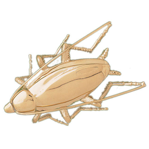 14K GOLD ANIMAL CHARM - COCKROACH #2444