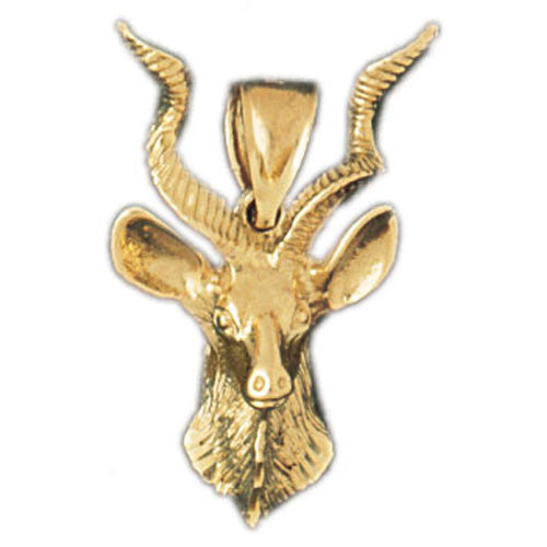 14K GOLD ANIMAL CHARM - DEER #2215