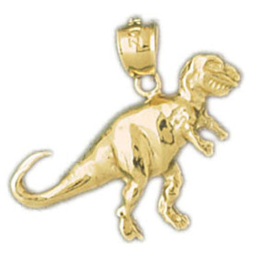 14K GOLD ANIMAL CHARM - DINOSAUR #2276