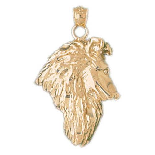 14K GOLD ANIMAL CHARM - DOG #2004