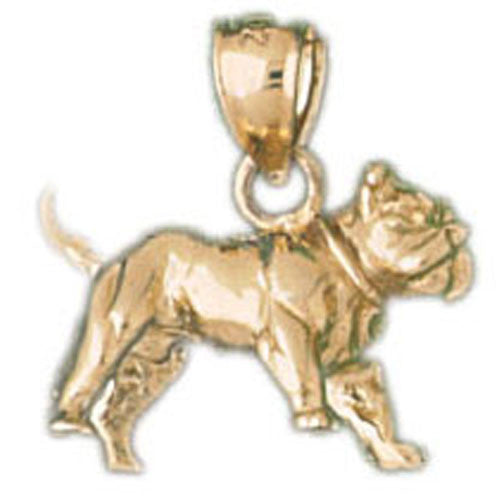 14K GOLD ANIMAL CHARM - DOG #2010