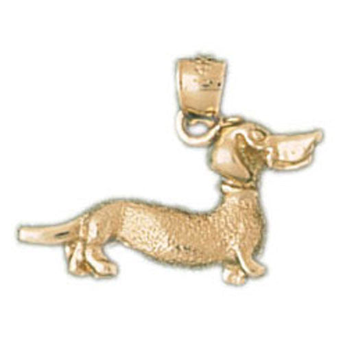 14K GOLD ANIMAL CHARM - DOG #2011