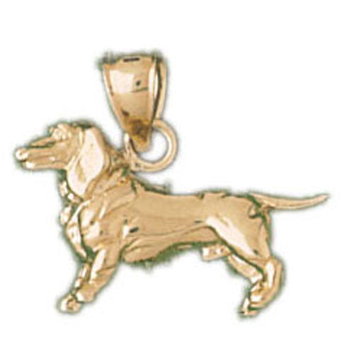 14K GOLD ANIMAL CHARM - DOG #2012