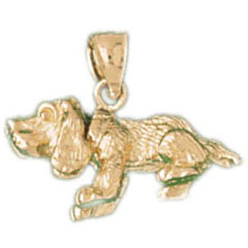 14K GOLD ANIMAL CHARM - DOG #2013