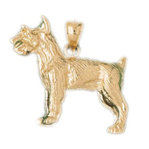 14K GOLD ANIMAL CHARM - DOG #2015