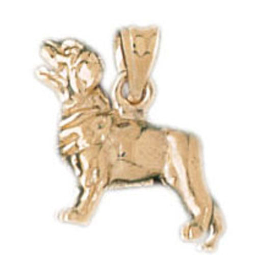 14K GOLD ANIMAL CHARM - DOG #2023