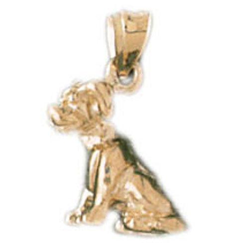 14K GOLD ANIMAL CHARM - DOG #2029