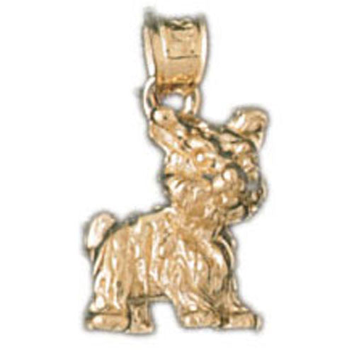 14K GOLD ANIMAL CHARM - DOG #2036