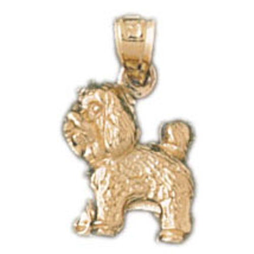 14K GOLD ANIMAL CHARM - DOG #2037