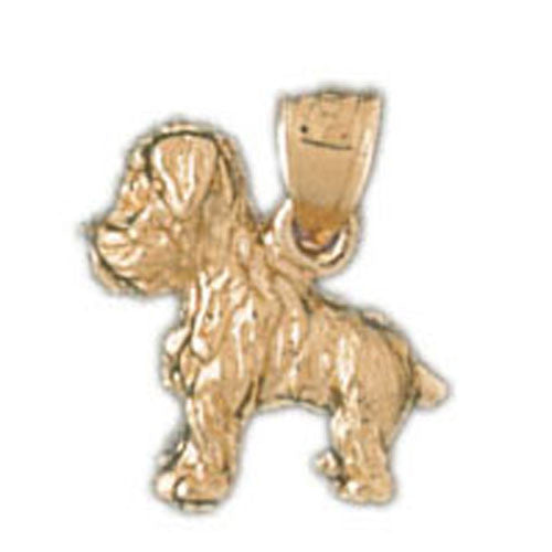 14K GOLD ANIMAL CHARM - DOG #2039