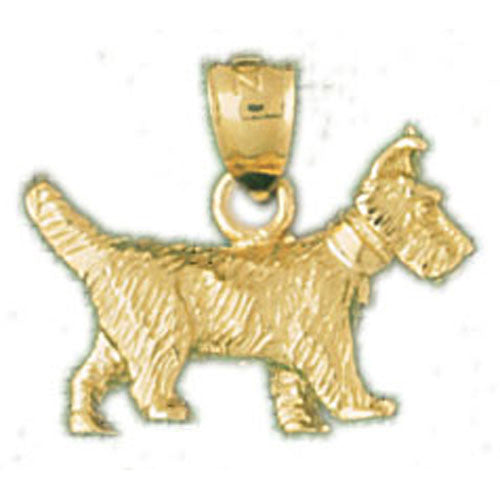 14K GOLD ANIMAL CHARM - DOG #2061