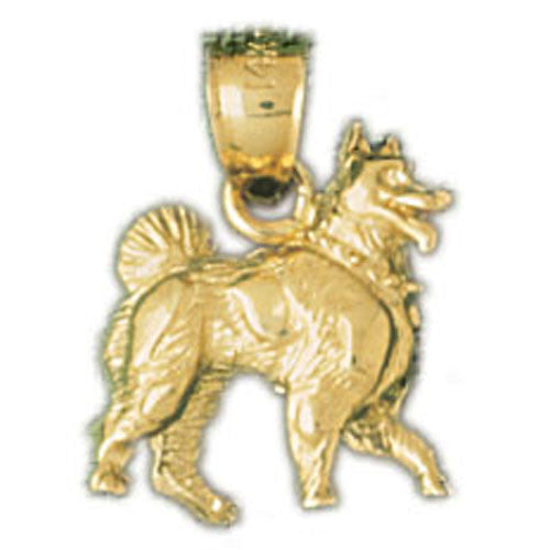 14K GOLD ANIMAL CHARM - DOG #2062