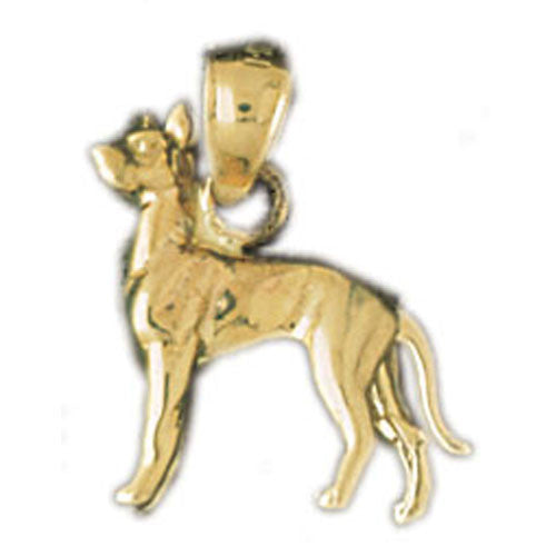 14K GOLD ANIMAL CHARM - DOG #2065