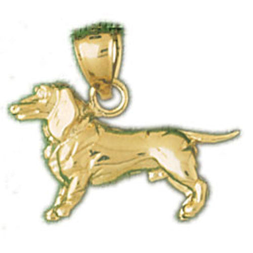 14K GOLD ANIMAL CHARM - DOG #2067