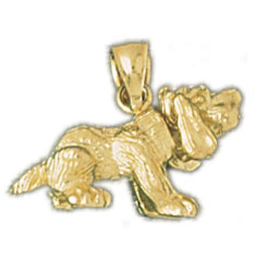 14K GOLD ANIMAL CHARM - DOG #2070