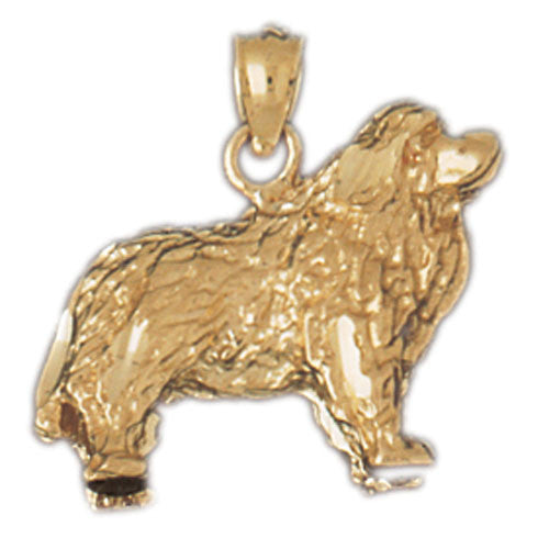 14K GOLD ANIMAL CHARM - DOG #2077