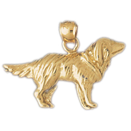 14K GOLD ANIMAL CHARM - DOG #2079