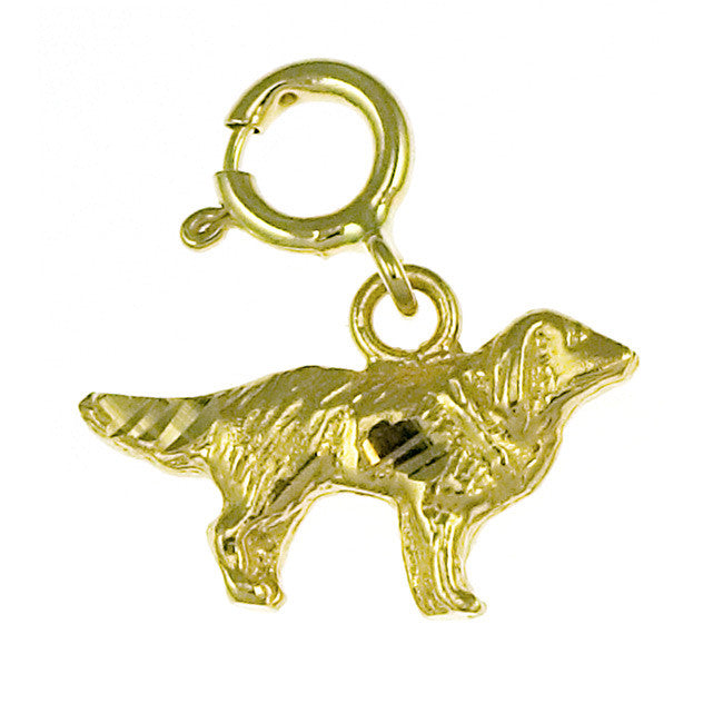 14K GOLD ANIMAL CHARM - DOG #2080