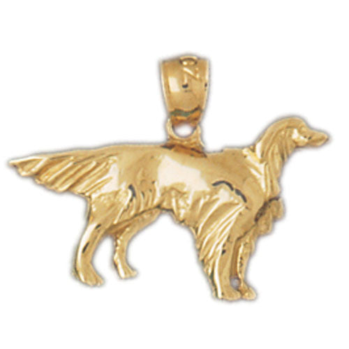 14K GOLD ANIMAL CHARM - DOG #2081