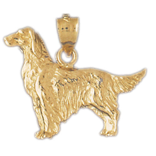 14K GOLD ANIMAL CHARM - DOG #2082