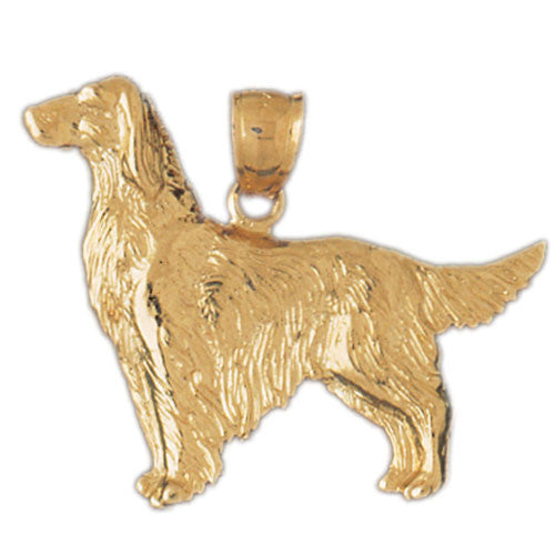 14K GOLD ANIMAL CHARM - DOG #2083
