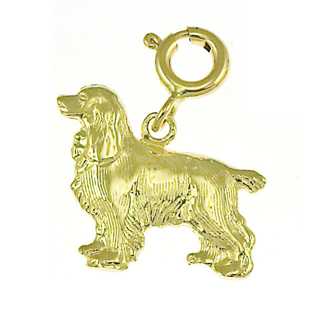 14K GOLD ANIMAL CHARM - DOG #2092