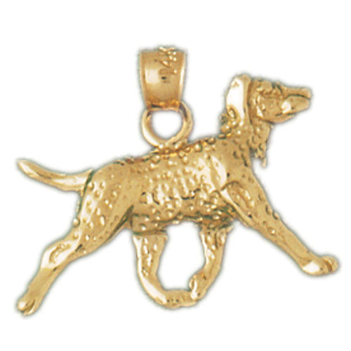 14K GOLD ANIMAL CHARM - DOG #2106