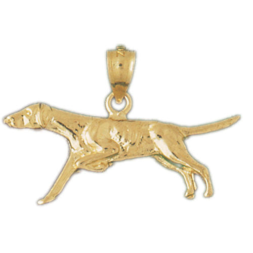 14K GOLD ANIMAL CHARM - DOG #2107