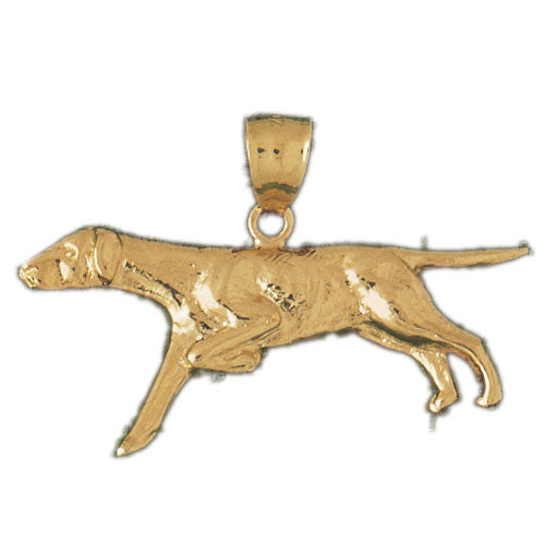 14K GOLD ANIMAL CHARM - DOG #2108