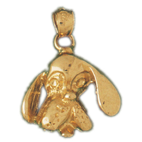 14K GOLD ANIMAL CHARM - DOG #2113