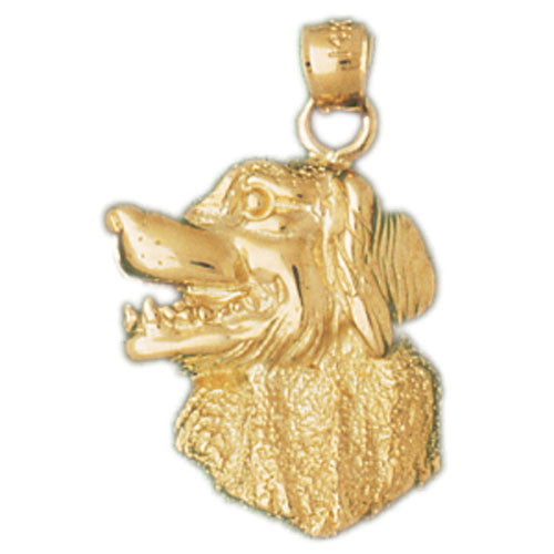 14K GOLD ANIMAL CHARM - DOG #2114