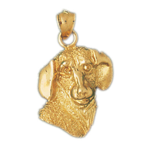 14K GOLD ANIMAL CHARM - DOG #2115