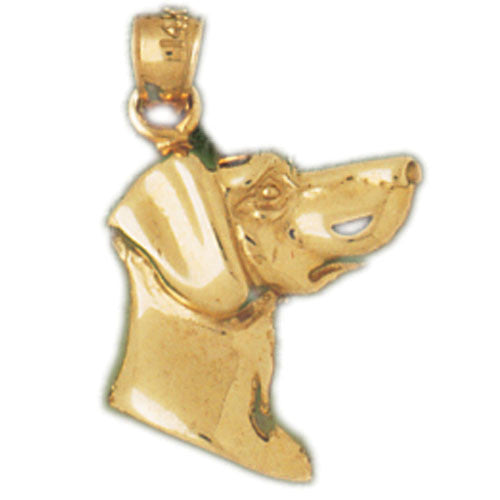 14K GOLD ANIMAL CHARM - DOG #2116