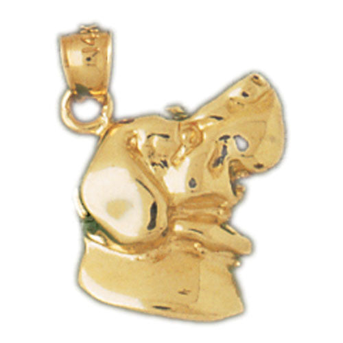 14K GOLD ANIMAL CHARM - DOG #2117