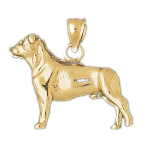 14K GOLD ANIMAL CHARM - DOG #2120