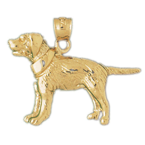 14K GOLD ANIMAL CHARM - DOG #2122