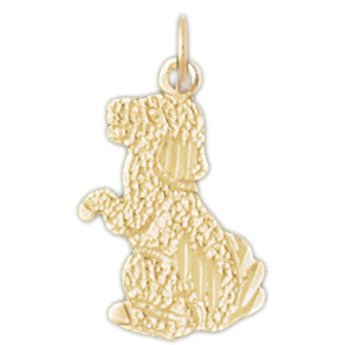 14K GOLD ANIMAL CHARM - DOG #2127