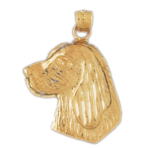 14K GOLD ANIMAL CHARM - DOG #2129