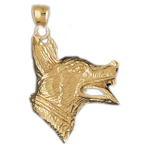 14K GOLD ANIMAL CHARM - DOG #2134