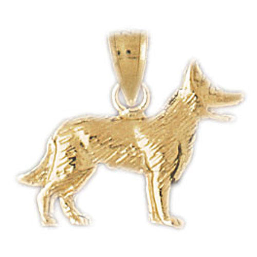 14K GOLD ANIMAL CHARM - DOG #2140