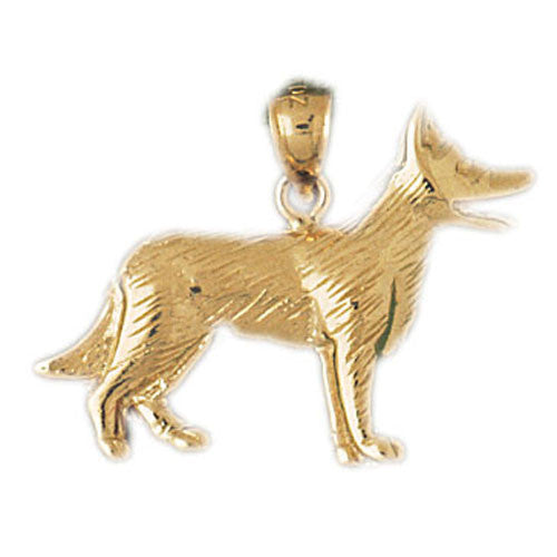 14K GOLD ANIMAL CHARM - DOG #2141