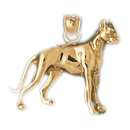 14K GOLD ANIMAL CHARM - DOG #2145