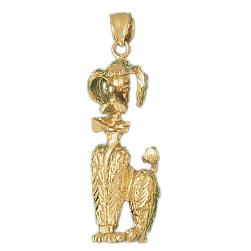 14K GOLD ANIMAL CHARM - DOG #2160