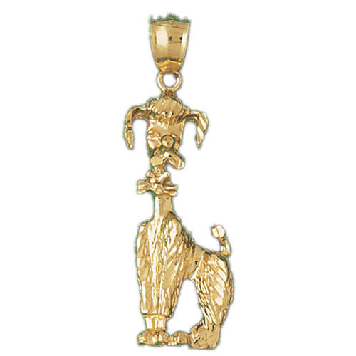 14K GOLD ANIMAL CHARM - DOG #2161