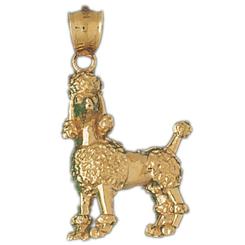 14K GOLD ANIMAL CHARM - DOG #2163