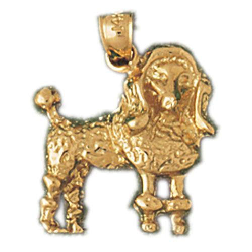 14K GOLD ANIMAL CHARM - DOG #2165