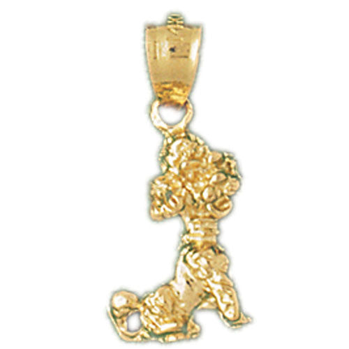 14K GOLD ANIMAL CHARM - DOG #2171