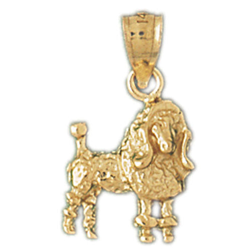 14K GOLD ANIMAL CHARM - DOG #2172